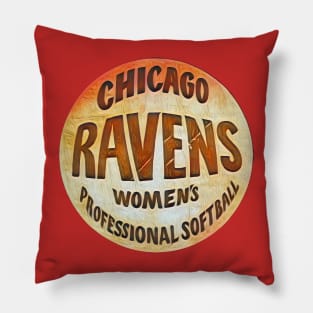 Chicago Ravens Softball Pillow