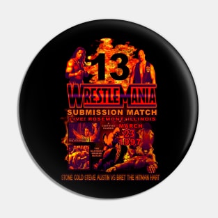 Stone Cold Vs Bret Hart - Wrestlemania 13 Pin