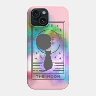 Moon Cat Tarot galaxy Phone Case