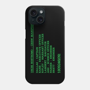 The Doomed Crew Manifest Phone Case