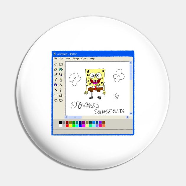 SpongeBob SquarePants ms paint drawing Pin by Cyniclothes