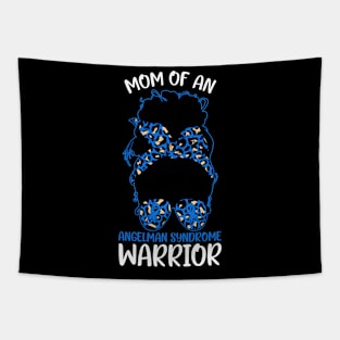 Messy Bun Mom of an Angelman Syndrome Warrior Tapestry