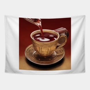 Coffee Decaf Roast Vintage Retro Macchiato Tapestry