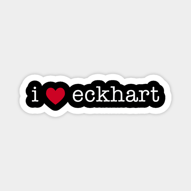 i heart eckhart Magnet by Mama's in a Rock Band Tees