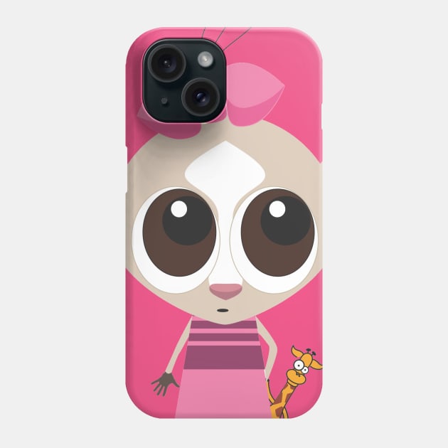 Nora's First Day of School Phone Case by lunespark