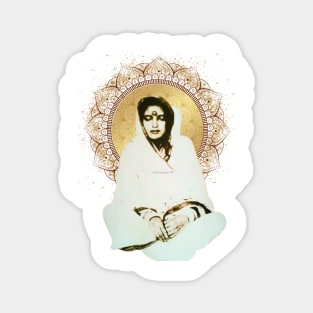 Anandamayi Ma absorbed in Samadhi Magnet