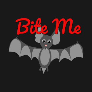 Bite Me Halloween Bat T-Shirt