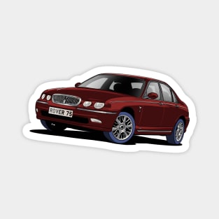 Rover 75 in red Magnet