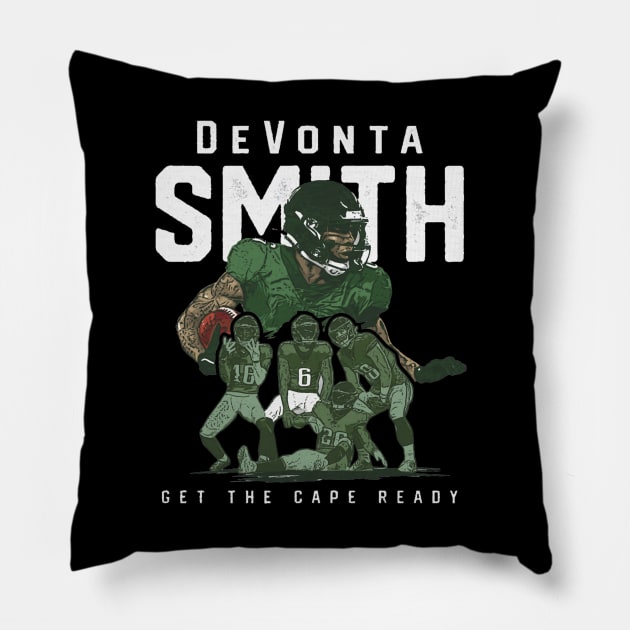 Devonta Smith Philadelphia Team Celebration Pillow by Chunta_Design