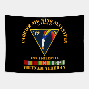 Carrier Air Wing Seventeen - Vietnam Veteran w VN SVC Tapestry