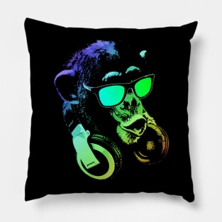 Monkey DJ Pillow