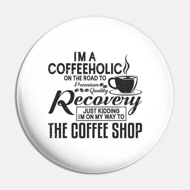 Coffee Lover Drinking Coffee Break Coffee Shop Pin by Tom´s TeeStore