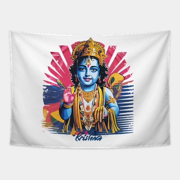 KRISHNA! Tapestry by AntiVoid Yoga Wear