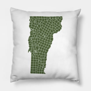 Vermont Towns Pillow