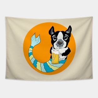 Bonker the Boston Terrier Tapestry