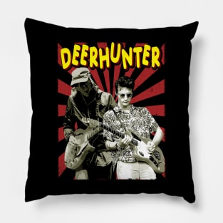 Monomania Chic Deerhunters Band Tees Scream Eccentric Style Pillow