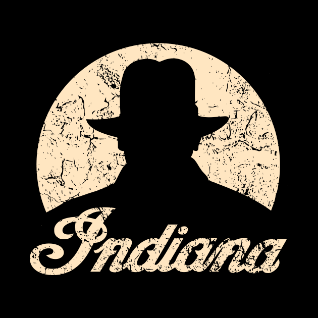 Indiana Jones Silhouette by Vault Emporium