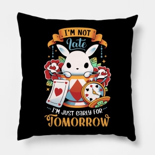 Wondrous Rabbit - funny cute bunny Pillow