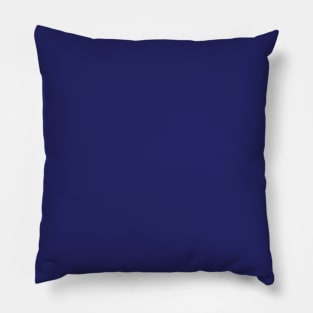 Adriatic Sea Blue Solid Color Pillow