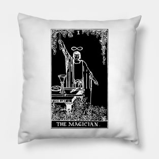 The Magician Inverted Tarot Card Pillow