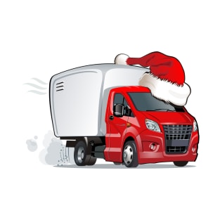 Cartoon christmas truck T-Shirt