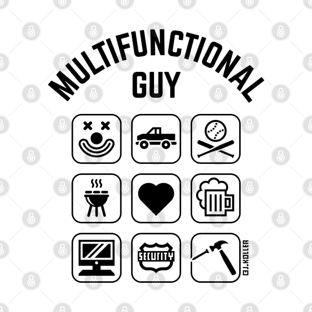 Multifunctional Guy (9 Icons / Smartphone Design) by MrFaulbaum