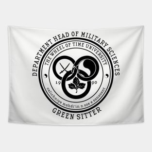 The Wheel of Time University - Dept. Head of Military Sciences (Green Sitter) Tapestry