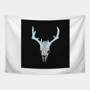 Whitetail Mandala Skull Tapestry