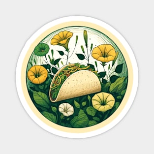 Morning Glory Taco Magnet