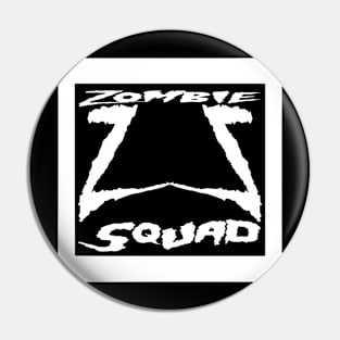 Zombie Squad ZS Mania (White) Pin