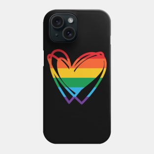 Looped Pride Heart Phone Case