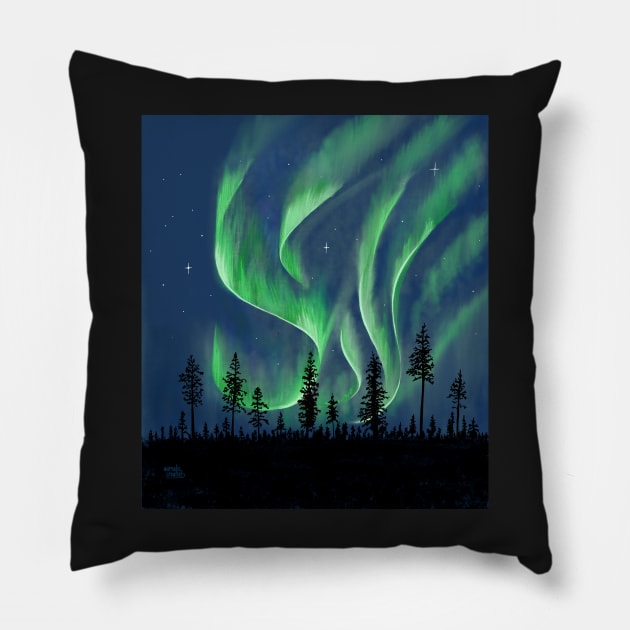 Magical Scandinavia Pillow by Aurealis