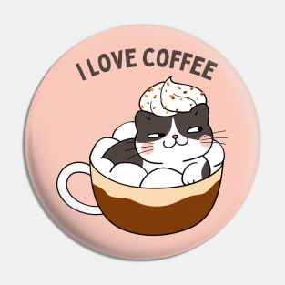 I love Coffee First Sleepy cat I need coffee addict This Girl Runs On Caffeine And Sarcasm Pin