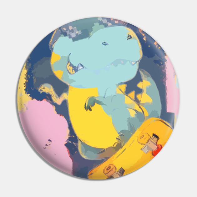 Skateboarding dino; funny dinosaur Pin by Country Gal