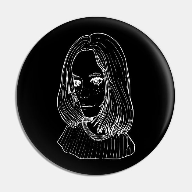 Portrait line art Pin by TKDoodle