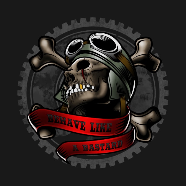 Bastard bikers t-shirt by KANDIM'S Studio