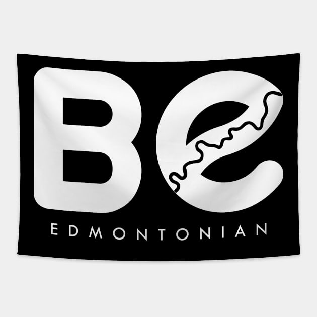 Be Edmontonian Tapestry by Edmonton River