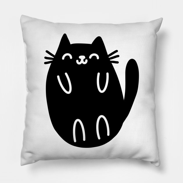 Binx the cat Pillow by Kaczmania