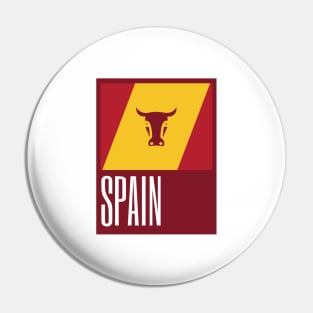 Spain Country Symbols Pin