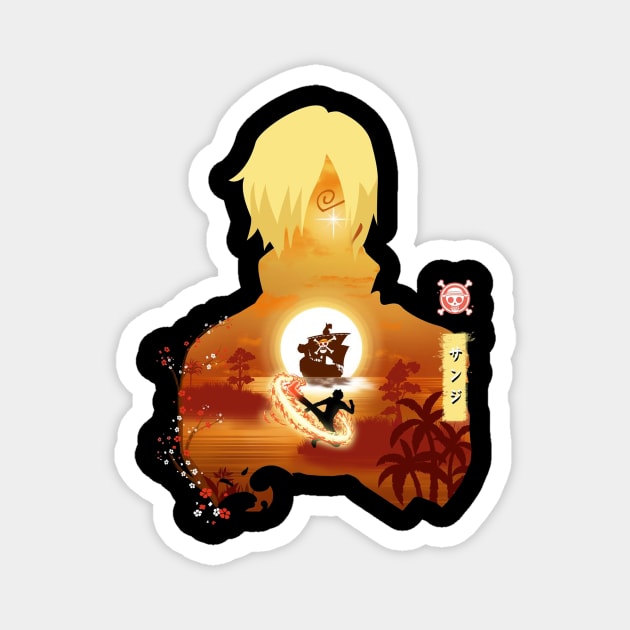 sanji Magnet by retinac 