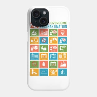 24 Tips to Overcome Procrastination Phone Case