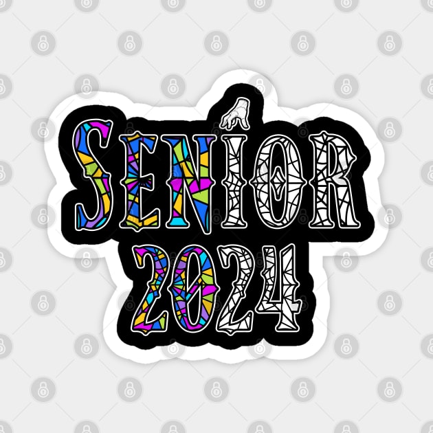 Class of 2024 Senior Gifts Funny Seniors 2024 Magnet by KsuAnn