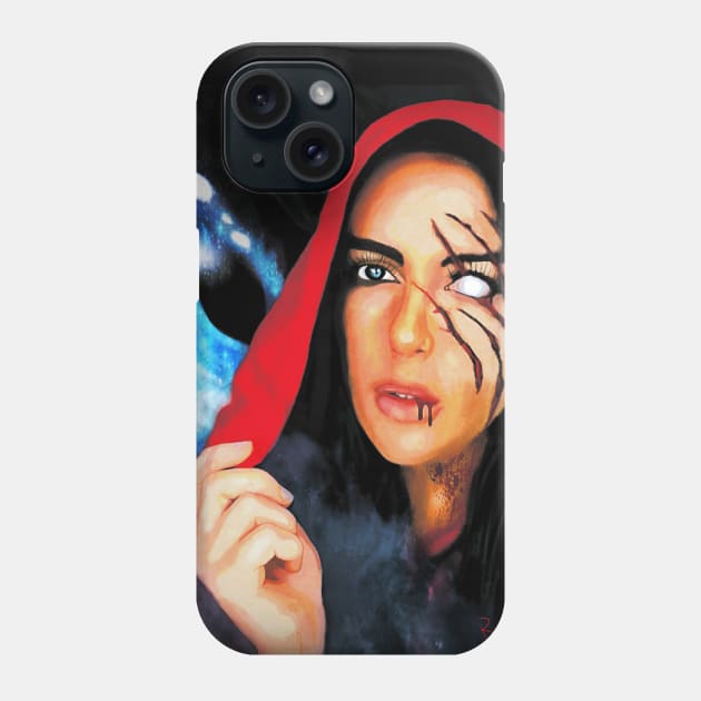 Dead Riding Hood Phone Case by RG Illustration