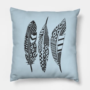 Boho Feathers Pillow