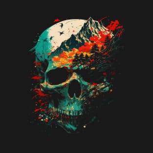 skull illustration T-Shirt