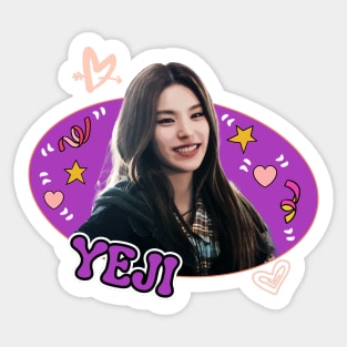 Itzy Checkmate Yeji Sticker for Sale by Juicyohyummy