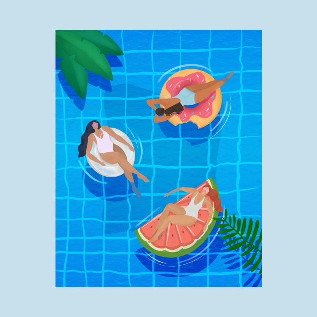 Swimming pool Ladies by Petras