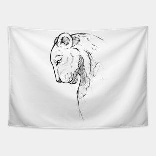 Lioness Tapestry