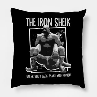 iron sheik wresling Pillow