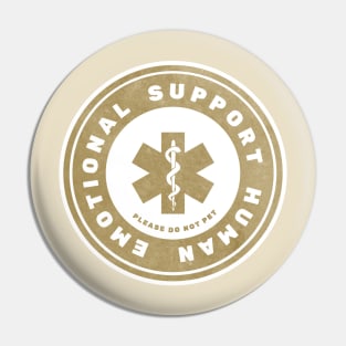 Emotional Support Human Pin